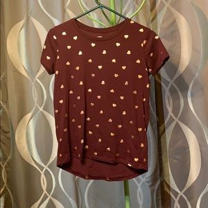 Short sleeve girls shirt